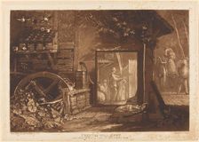 Pembury Mill, Kent, published 1808. Creator: JMW Turner