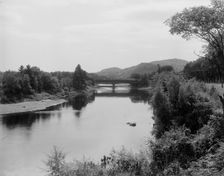Pemigwasset [sic] River and Holderness bridge, Plymouth, N.H., between 1900 and 1910. Creator: Unknown
