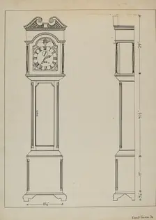 Pen and ink on paper, c. 1936. Creator: Ernest A Towers Jr