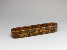 Pen Box with a Europeanizing Landscape, Iran, late 17th-early 18th century. Creator: Haji Muhammad