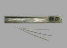 Pen case or scribal palette with reed pens, Middle Kingdom (c1975 BC-c1640 BC)