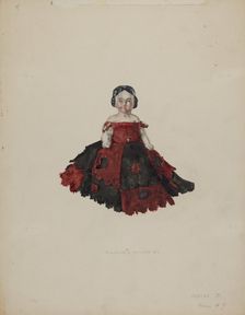 Pen Wiper Doll, c. 1937. Creator: Eugene C. Miller