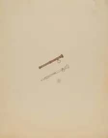 Pencil Charm, c. 1936. Creator: Vincent Burzy
