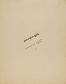Pencil Charm, c. 1936. Creator: Vincent Burzy