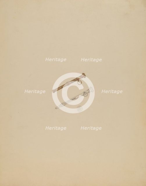 Pencil Charm, c. 1936. Creator: Vincent Burzy.