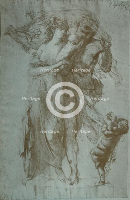 Pencil Drawing by Auguste Rodin, c1860-1906, (1906-7). Artist: Auguste Rodin