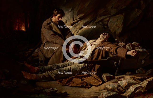 Penal Colony, 1886. Creator: Heinrich Rauchinger.