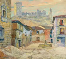 Peñaranda de Duero, c1925. Creator: Carlos Maria de Lezcano Fernandez