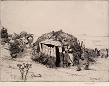 Penberth Cove, 1907. Creator: Martin Hardie