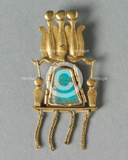 Pendant, 1069-715 BC. Creator: Unknown.