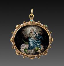 Pendant, 1600s - 1700s. Creator: Unknown