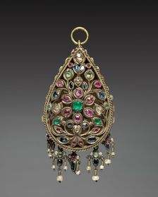Pendant, 1800s. Creator: Unknown