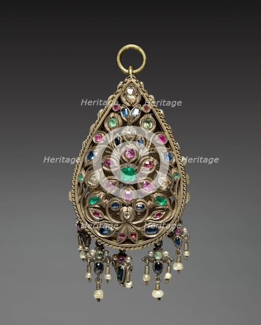 Pendant, 1800s. Creator: Unknown.