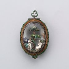 Pendant with Adam and Eve, Vienna, 18th/19th century. Creator: Unknown