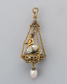Pendant with an Armed Centaur, Europe, 19th century. Creator: Unknown