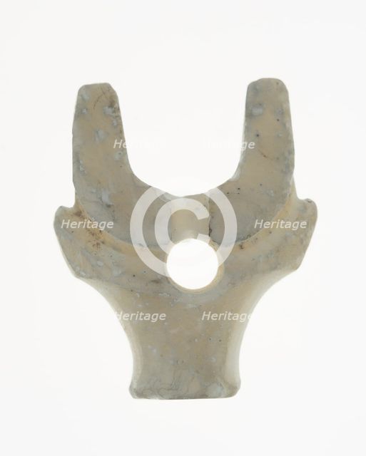 Pendant with Buffalo Head, Western Zhou period, 11th/10th century B.C. Creator: Unknown.