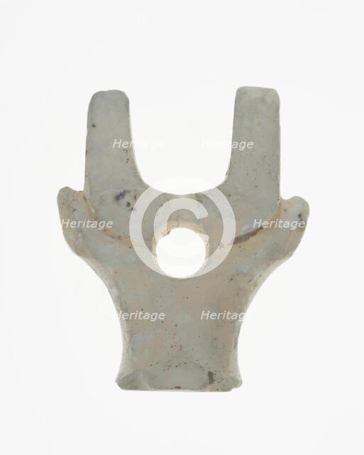 Pendant with Buffalo Head, Western Zhou period, 11th/10th century B.C. Creator: Unknown.