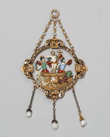 Pendant with Resurrection, Europe, northern, 1850/1900. Creator: Unknown