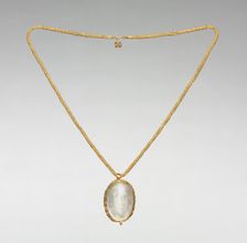 Pendant with Reverse Intaglio of the Anastasis, late 500s. Creator: Unknown