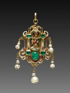 Pendant with Saint John the Evangelist (reverse), late 1500s. Creator: Unknown