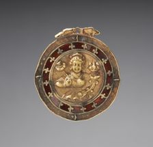 Pendant with Shri, c. 100s. Creator: Unknown