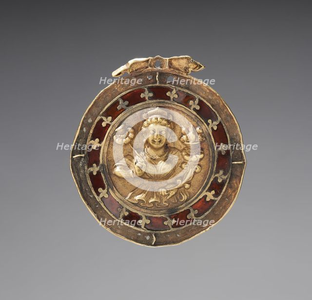 Pendant with Shri, c. 100s. Creator: Unknown.