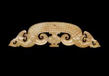 Pendant with two dragon heads, Eastern Zhou dynasty, 475-221 BCE. Creator: Unknown