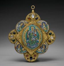 Pendant with the Virgin and Child, c. 1160-1170. Creator: Godefroid de Huy (Netherlandish), circle of