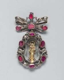 Pendant with the Virgin, Spain, c. 1650-c. 1700. Creator: Unknown
