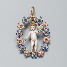 Pendant with the Christ Child, Spain, c. 1650. Creator: Unknown