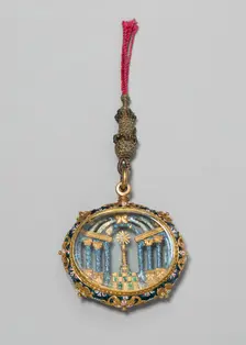 Pendant with the Holy Sacrament, Spain, c. 1650-c. 1700. Creator: Unknown