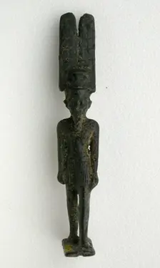 Pendant Amulet of the God Amon-Re, Egypt, Third Intermediate Period, Dynasty 21-25 (1070-656 BCE). Creator: Unknown