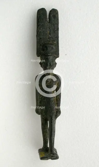 Pendant Amulet of the God Amon-Re, Egypt, Third Intermediate Period, Dynasty 21-25 (1070-656 BCE). Creator: Unknown.