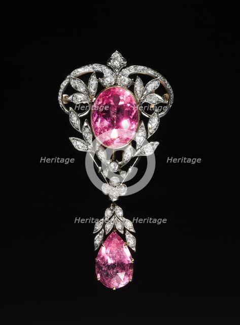 Pendant Brooch, c. 1890-1910. Creator: Unknown.