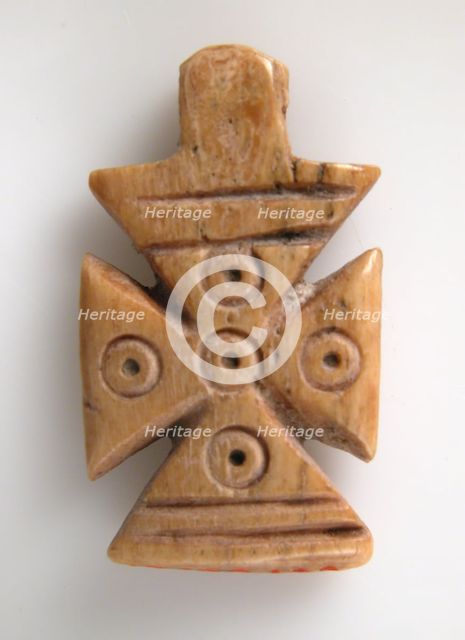 Pendant Cross, Egypt, 5th-8th century. Creator: Unknown.