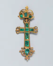 Pendant Cross, Spain, 17th century. Creator: Unknown