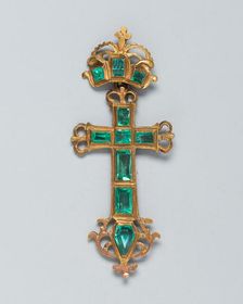 Pendant Cross, Spain, 17th century. Creator: Unknown