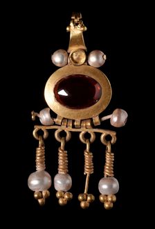 Pendant Earring, 1-200. Creator: Unknown