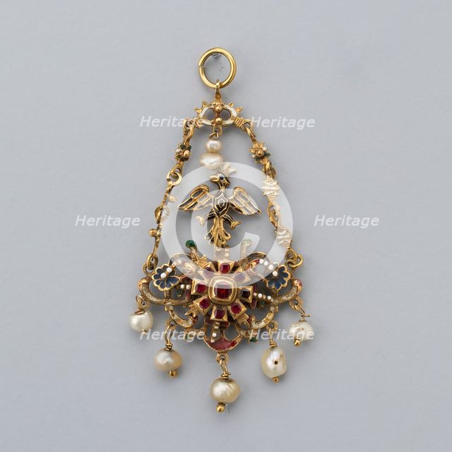 Pendant, Europe, 17th century (with 19th-century additions). Creator: Unknown.