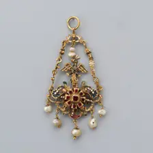 Pendant, Europe, 17th century (with 19th-century additions). Creator: Unknown