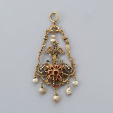 Pendant, Europe, 17th century (with 19th-century additions). Creator: Unknown