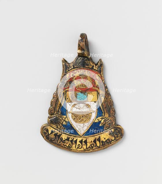 Pendant for Horse Trappings, Spanish, 15th century. Creator: Unknown.