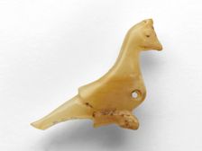 Pendant in the form of a bird, Late Shang dynasty, ca. 1300-ca. 1050 BCE. Creator: Unknown