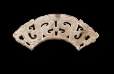 Pendant in the form of a double dragon, Eastern Zhou dynasty, 475-221 B.C.E. Creator: Unknown