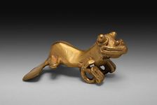 Pendant in the Form of a Frog, A.D. 1000/1500. Creator: Unknown