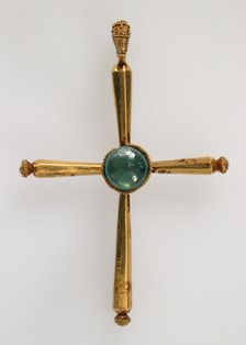 Pendant in the form of a Latin Cross, Byzantine style, late 19th-20th century (Byzantine style). Creator: Unknown