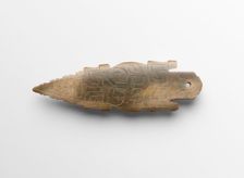 Pendant in the form of a reptile, Late Shang dynasty, ca. 1300-ca. 1050 BCE. Creator: Unknown