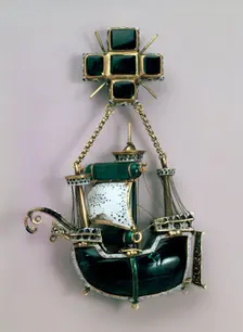 Pendant in form of a ship early16th century