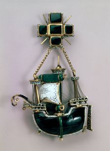 Pendant in form of a ship early16th century