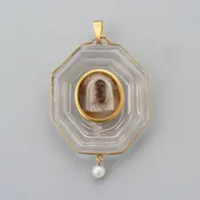 Pendant, Italy, cameo: 15th/16th century; frame: 17th/18th century; mounts: 19th century. Creator: Unknown
